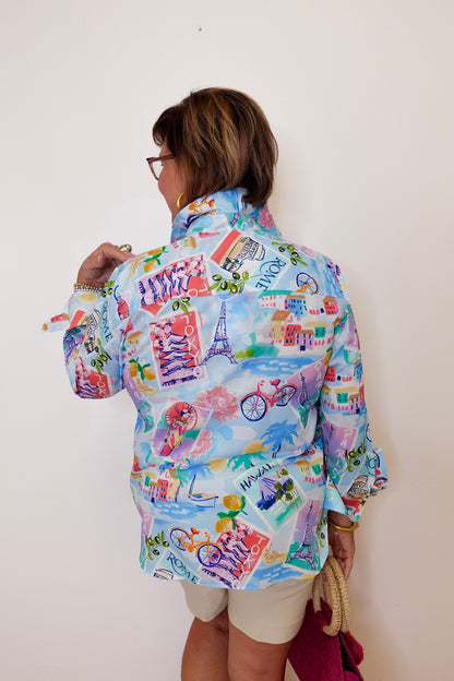 Meghan L/S Convo Shirt
