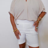 Side Vent Pull-on Shorts