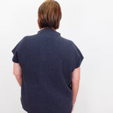 Ottoman Cap Sleeve Sweater
