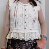 Crochet and Lace Vest