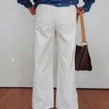 Knit Denim Relaxed Leg Jean