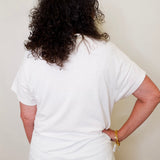 S/S Frill V-neck Top