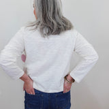 Cotton Slub Soft V-Neck Tee