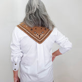 L/S Button Front W/ Side Seam Plackets