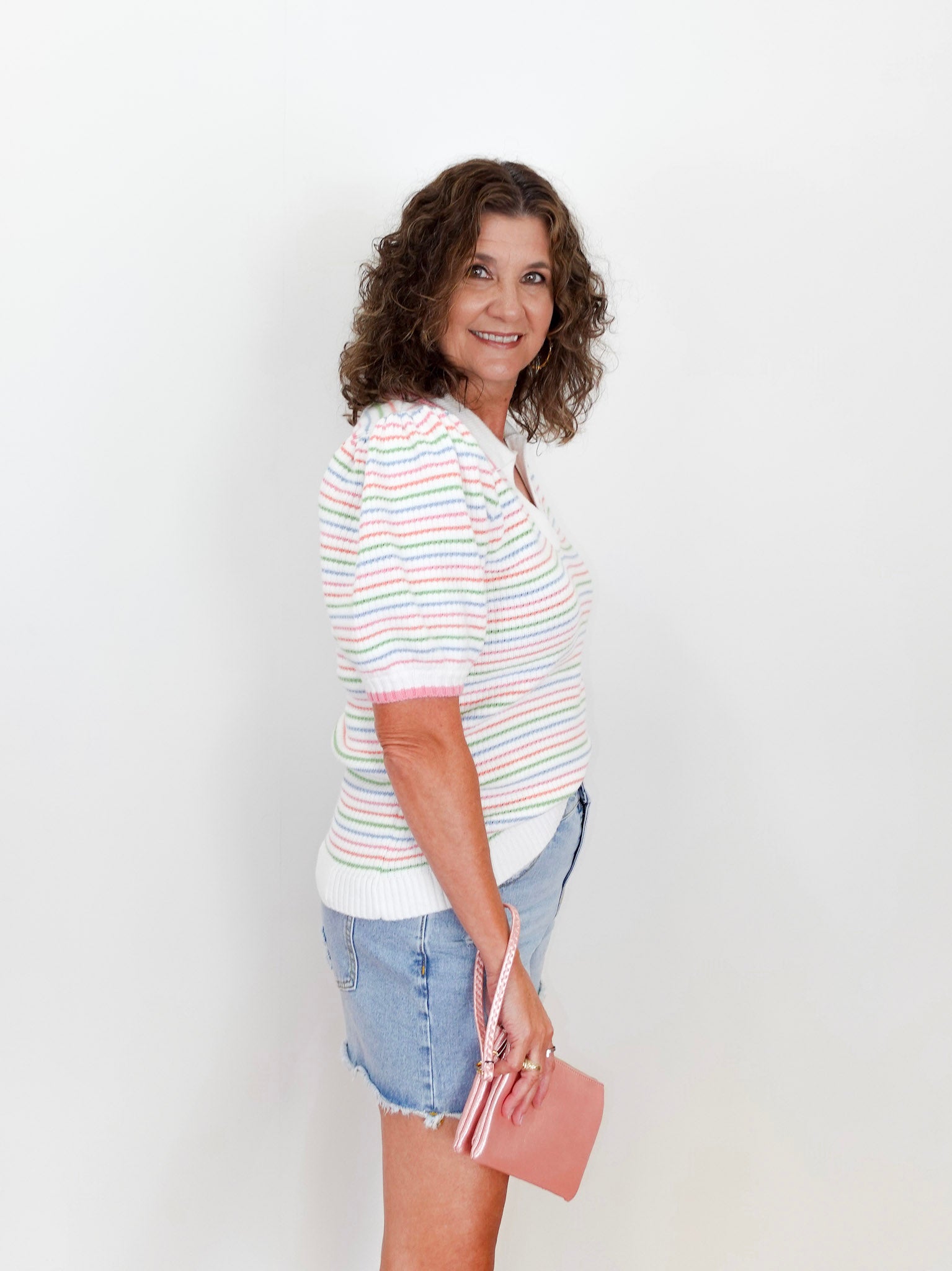 Emma Short Sleeve Sweater Top - TresChicTexas