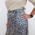 Leopard Vegan Suede Skirt - TresChicTexas