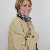 Raglan Sleeve Coat W/ Pleat Back - TresChicTexas