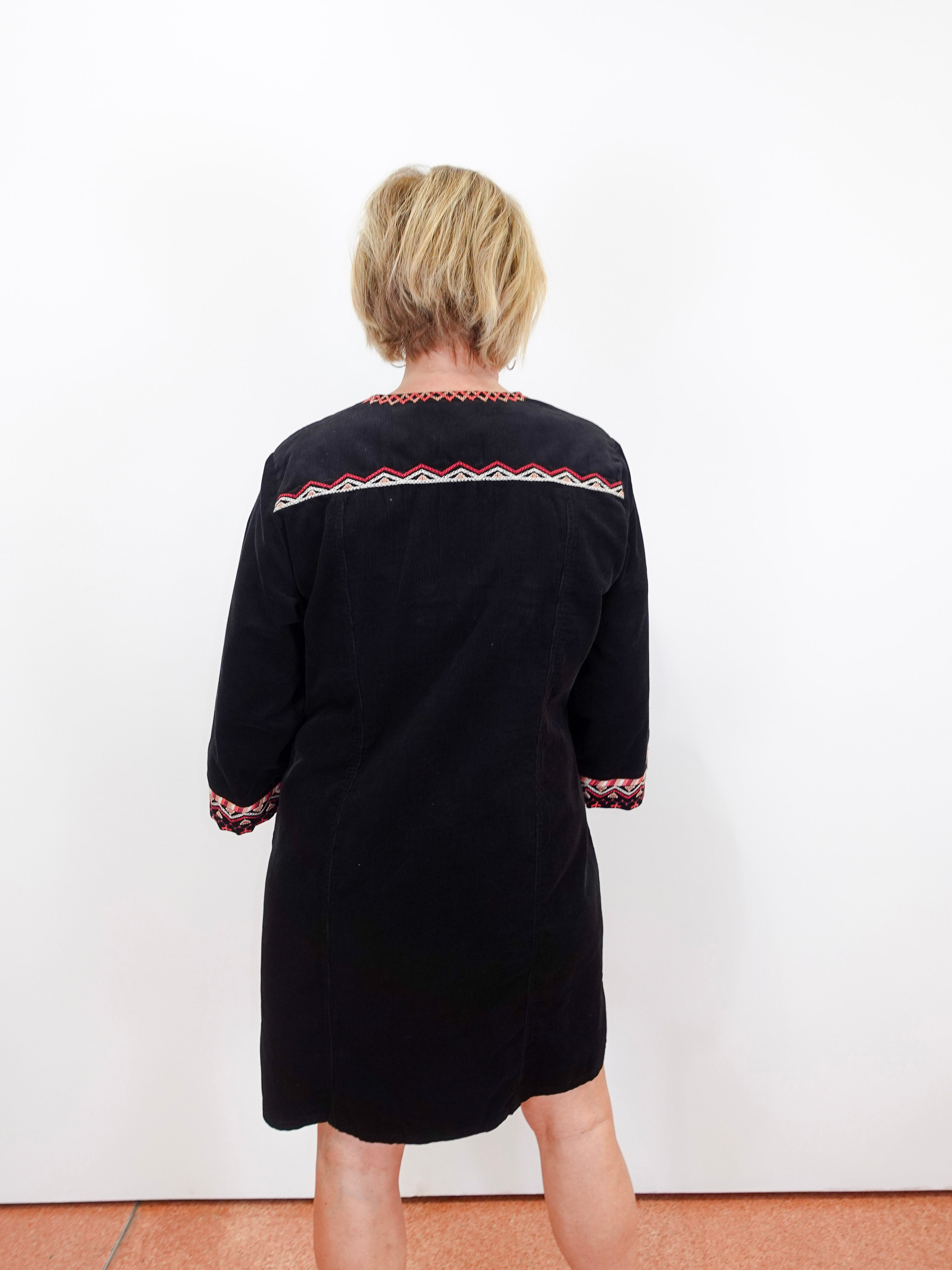 Nadia Seamed Swing Dress - TresChicTexas