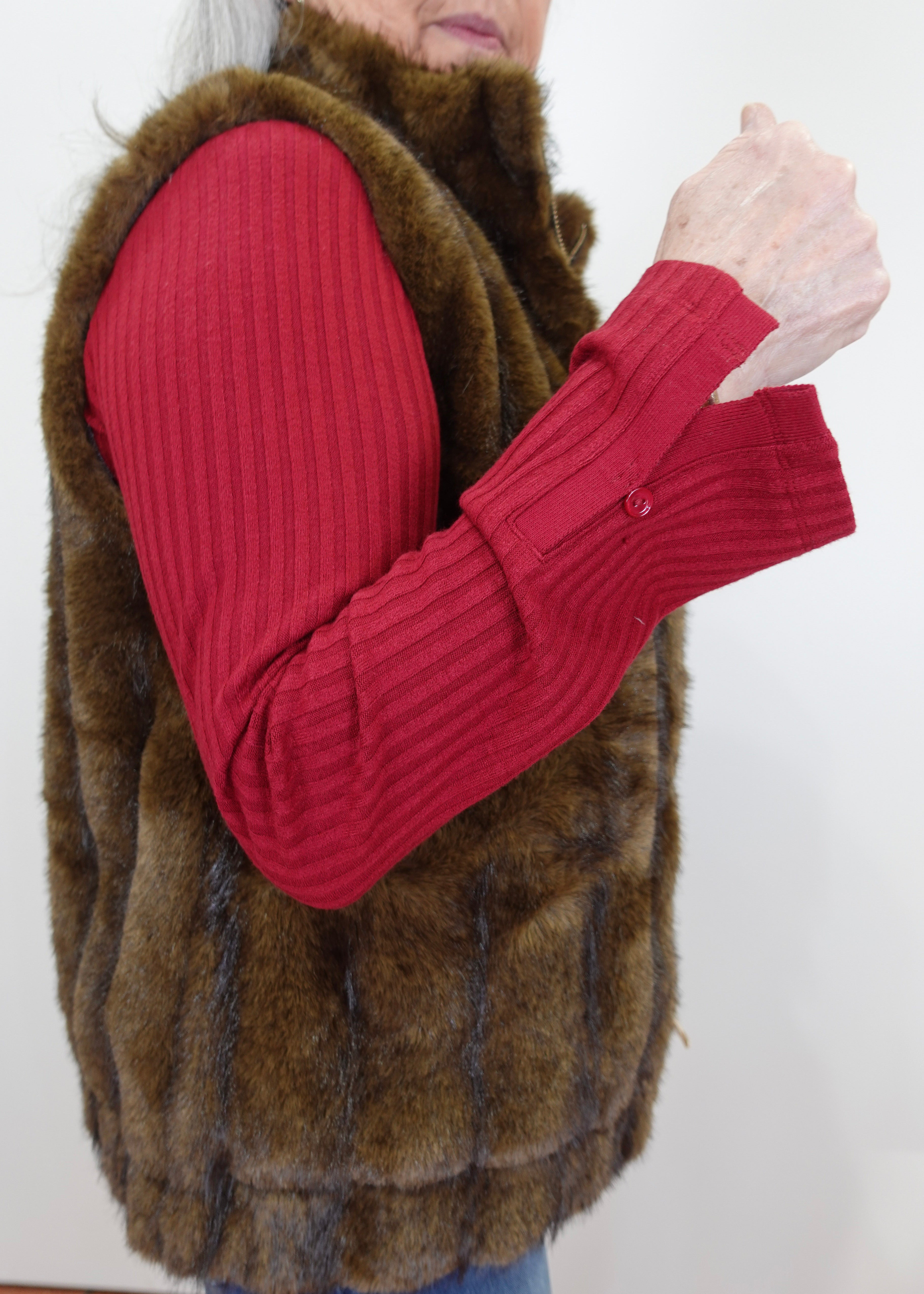 L/S Scoop Neck Knit Top - TresChicTexas