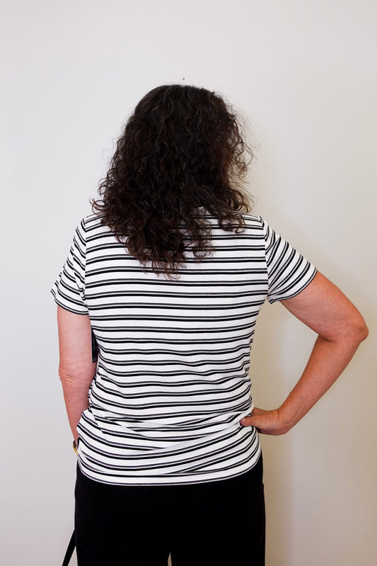 S/S Crew Neck Knit Tee