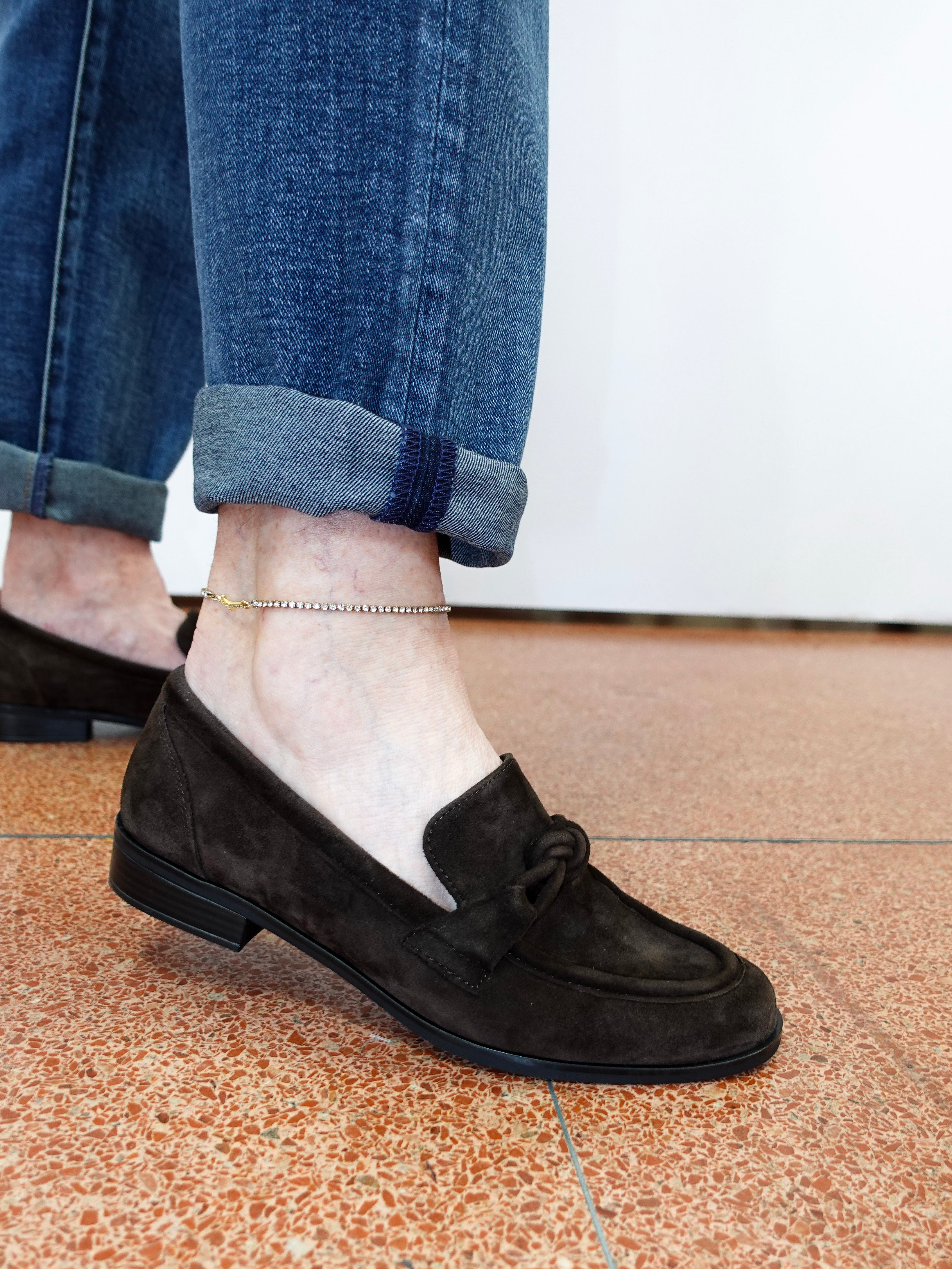 Suede Apron Toe Loafer - TresChicTexas
