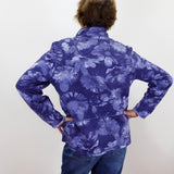 Floral Fleece Quarter Zip PullOver - TresChicTexas