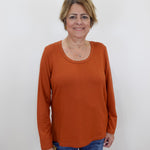 Soft Scoop Neck L/S Top - TresChicTexas