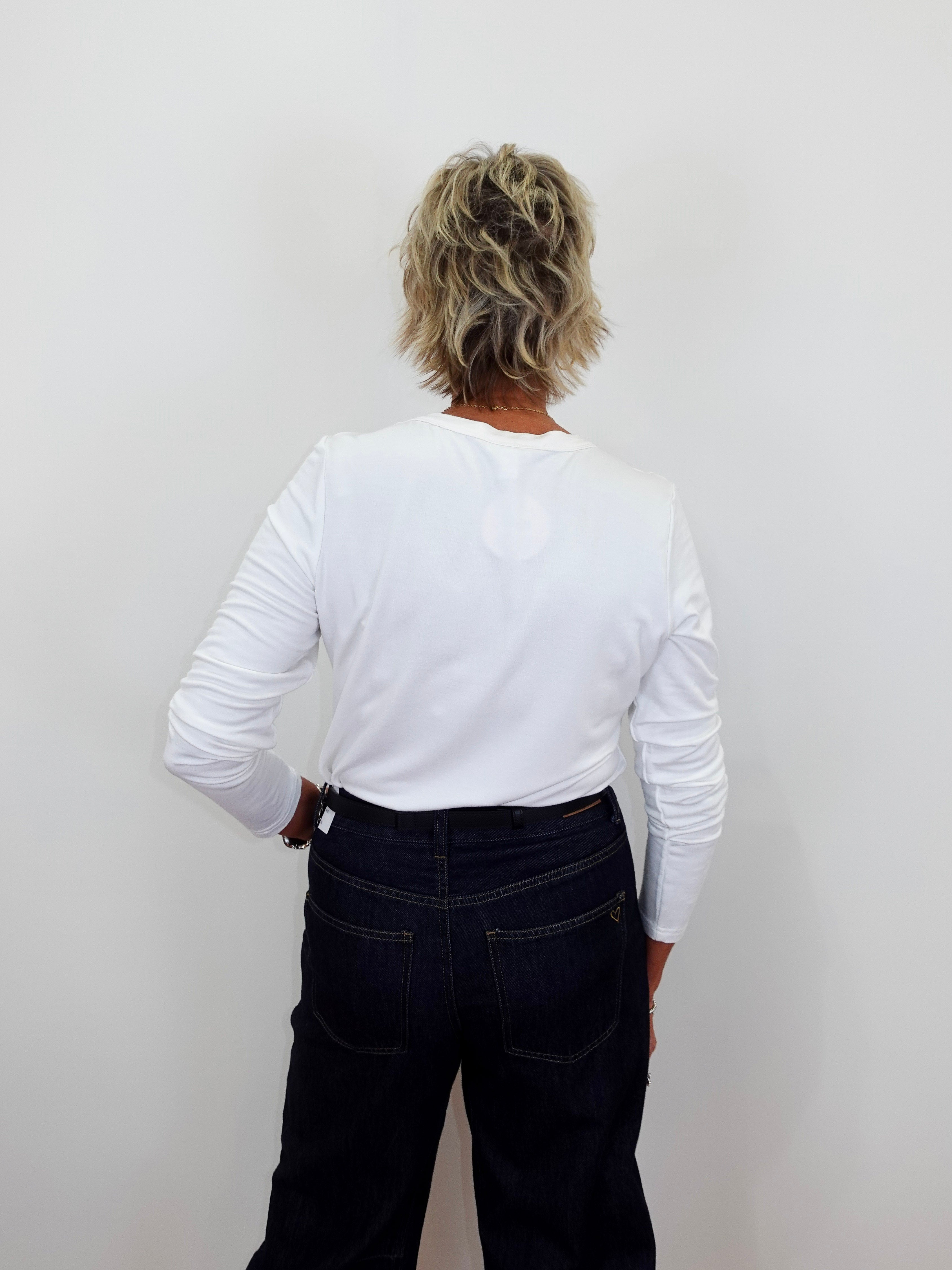 Soft Terry Scoop Neck L/S Top - TresChicTexas