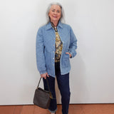 Denim Quilted Jacket