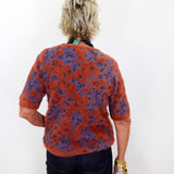 Elbow Sleeve Crew Neck Sweater