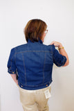 ELBOW SLEEVE DENIM JACKET