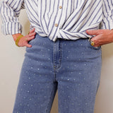 WIDE LEG DENIM PANT