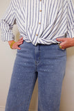 WIDE LEG DENIM PANT