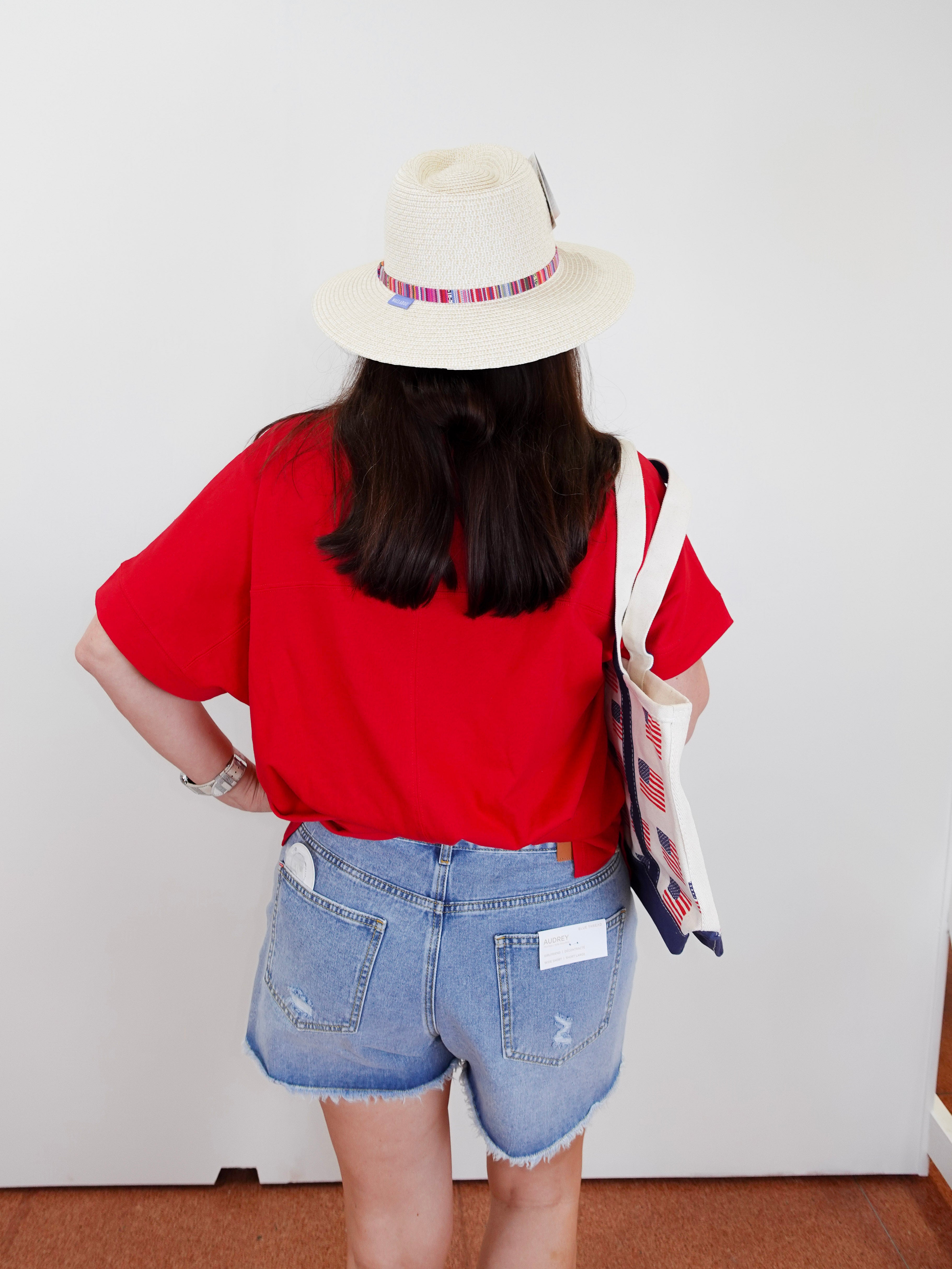 Americana Sparkle Bow Tee - TresChicTexas
