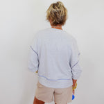 American Flag Relaxed Sweatshirt - TresChicTexas