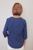 STONEWASH KNIT SHIRT TAIL TEE