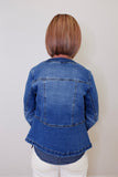 STRETCH DENIM MOTO JACKET