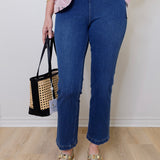 ANKLE DENIM BABY BOOTCUT PANT