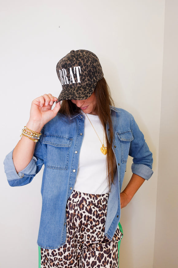 Brat Leopard Cap