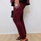Scuba Suede Flare Pant
