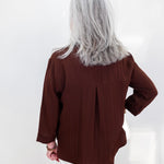 3/4 Sleeve Button Down Blouse - TresChicTexas
