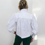Puff Long Sleeve Button Down Blouse - TresChicTexas