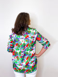 GROOVY BLOOMS TUNIC SHIRT