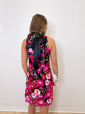 DIMENSIONAL FLORAL DRESS