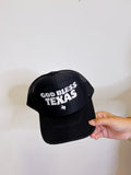 GOD BLESS TEXAS TRUCKER CAP