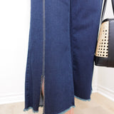 HIGH WAISTED CROPPED TROUSER JEAN