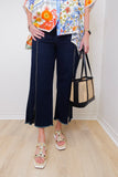 HIGH WAISTED CROPPED TROUSER JEAN