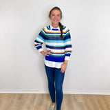 3/4 SLEEVE CREW NECK SWEATER