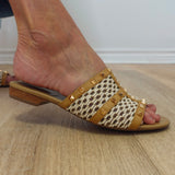 BANYAN MESH SLIDE SANDAL