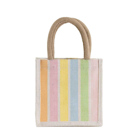 CANDY STRIPE PETITE TOTE