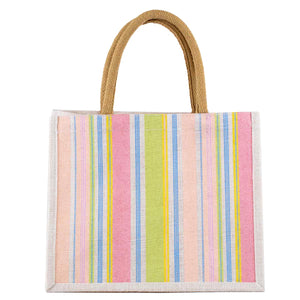 JANEY STRIPE GIFT TOTE