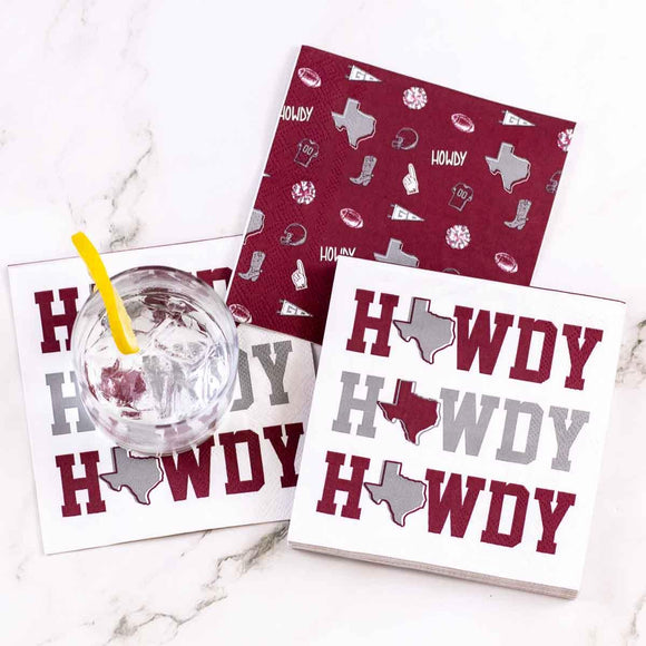 HOWDY PRIDE COCKTAIL NAPKINS