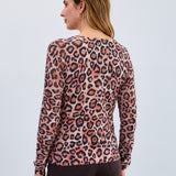 Leopard V-Neck Top