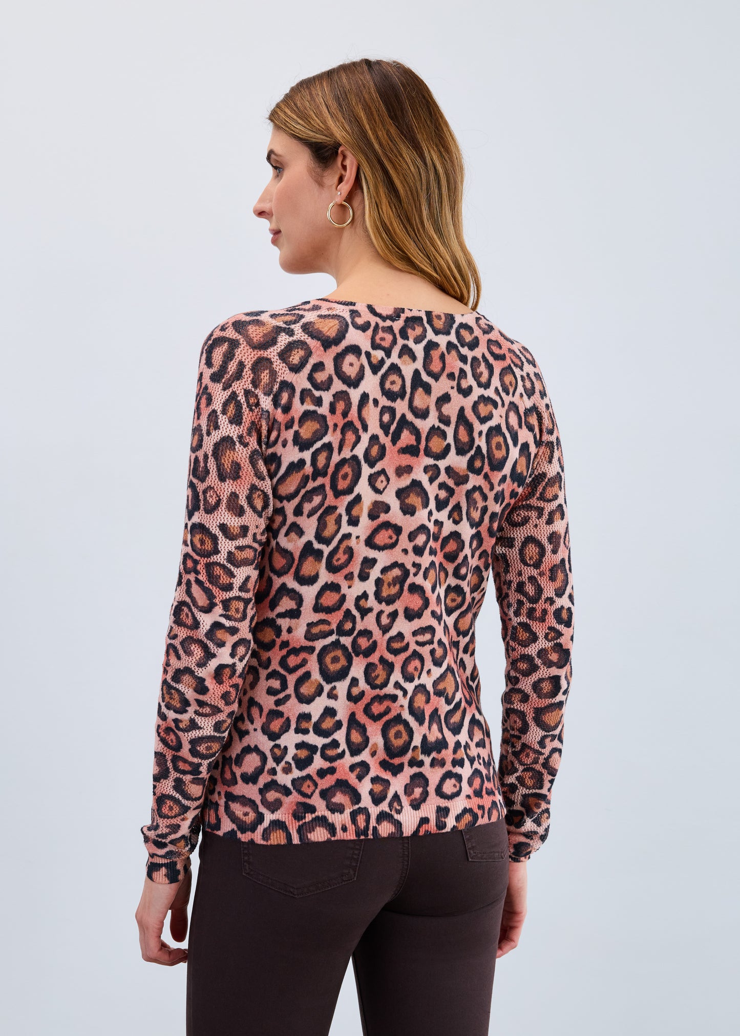 Leopard V-Neck Top