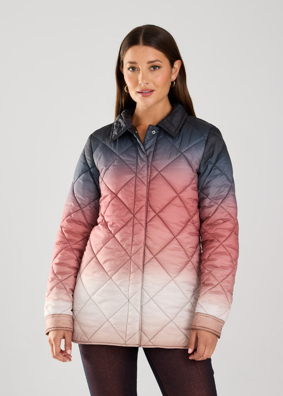 QUILTED OMBRE JACKET