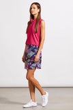 PULL-ON SKORT W/ ROUNDED HEM