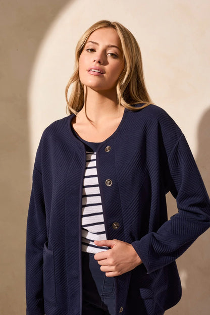 L/S CARDIGAN W/ POCKETS