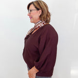 3/4 Sleeve Multi Button Blouse