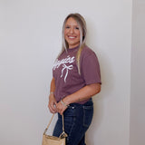 Script & Bows Aggie Tee