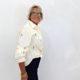 Embroidered Duck Button Down Shirt